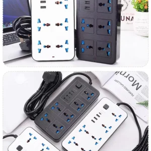 ⚡16-in-1 Power Strip with Switch & Surge Protection,ETL Listed Fireproof Power Strip